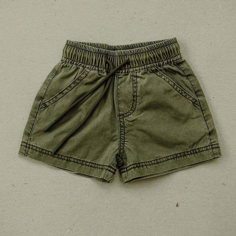 Kids Grayson Shorts - Olive + Scout