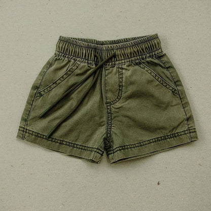 Kids Grayson Shorts - Olive + Scout