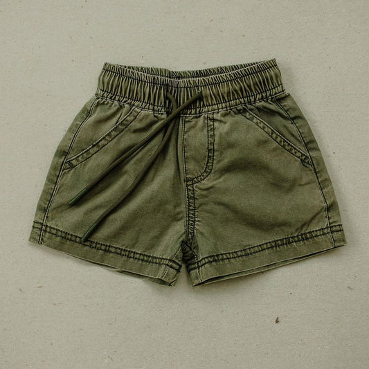 Kids Grayson Shorts - Olive + Scout