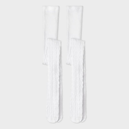 Girls' 2pk Cotton Tights - Cat & Jack™