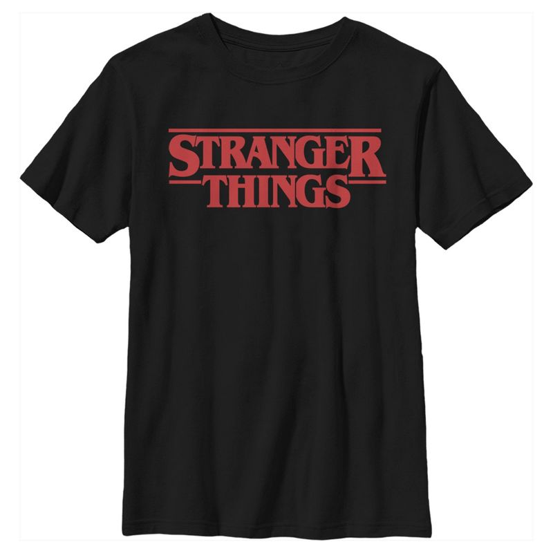 تي شيرت بشعار جريء من مسلسل Stranger Things للأولاد