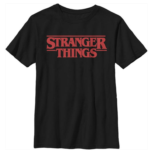 تي شيرت بشعار جريء من مسلسل Stranger Things للأولاد