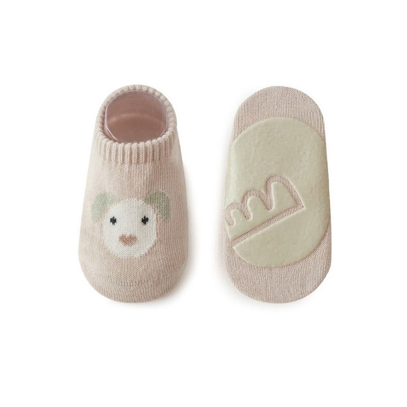 MyKids-Usa Kids Girl Embroidered Pattern Non-Slip Floor Soft Socks