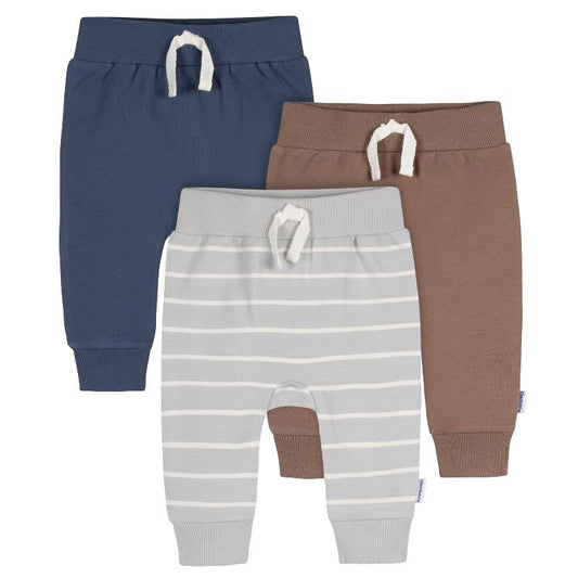 Gerber Baby and Toddler Boys' 3-Pack Jogger Pants