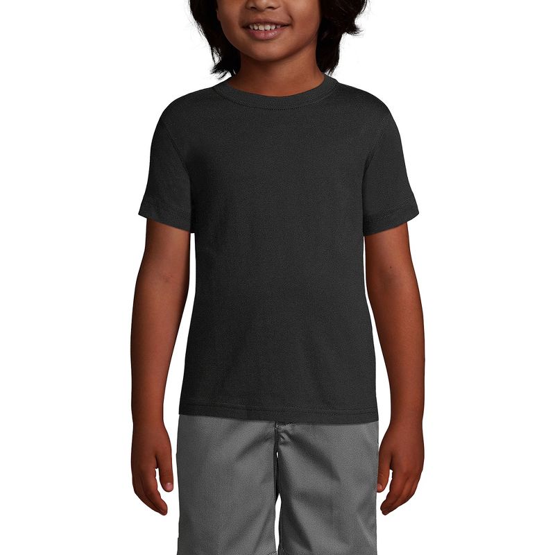 Lands' End School Uniform Kids Short Sleeve Essential T-shirt