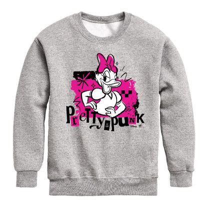 Boys' - Disney - Pretty And Punk Graphic Long Sleeve Fleece Sweatshirt