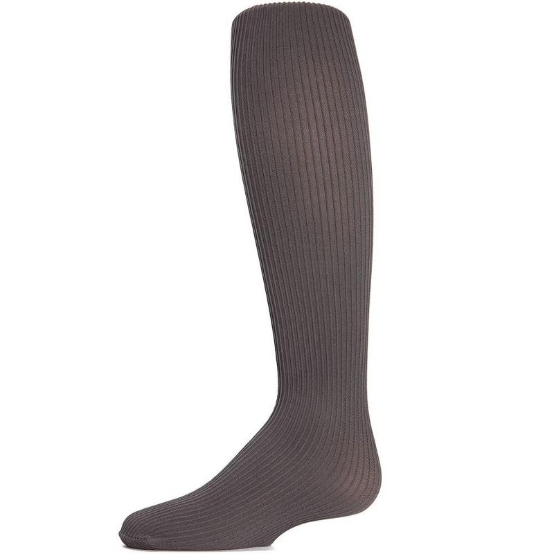 Memoi Textured Toes Girls Ribbed Tights
