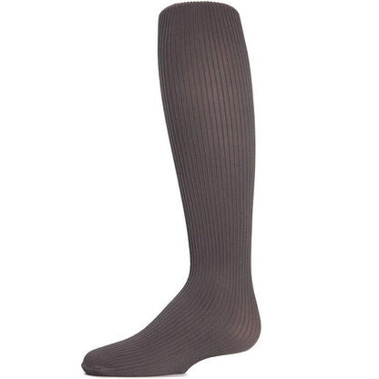 Memoi Textured Toes Girls Ribbed Tights