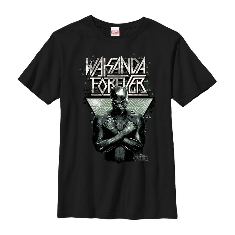 تي شيرت مارفل بلاك بانثر 2018 واكاندا سالوت للأولاد