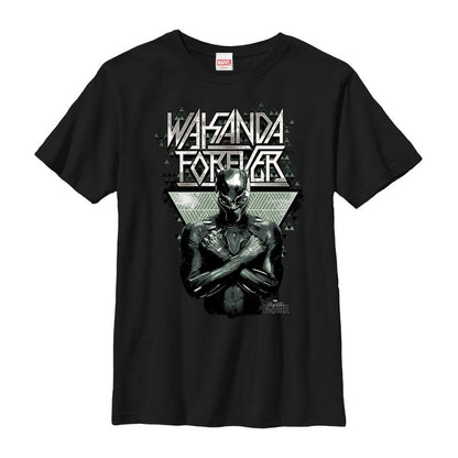 تي شيرت مارفل بلاك بانثر 2018 واكاندا سالوت للأولاد