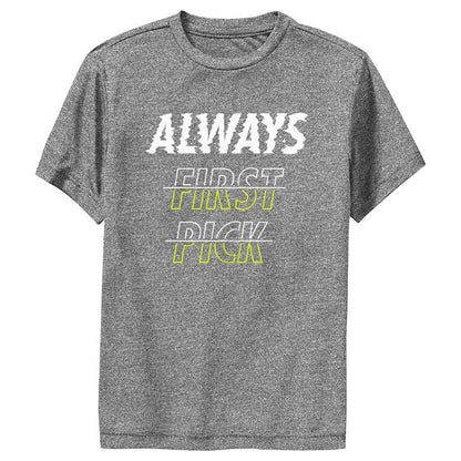 Boy's Lost Gods Always First Pick Performance Tee