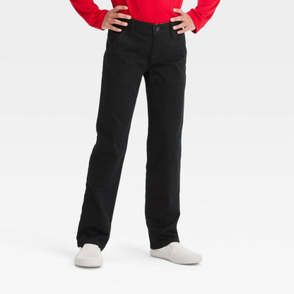 Girls' Straight Fit Uniform Pants - Cat & Jack™