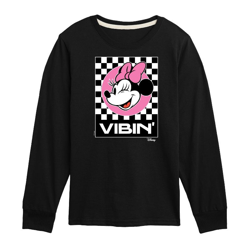 Boys' - Disney - Minnie Mouse Long Sleeve Graphic T-Shirt