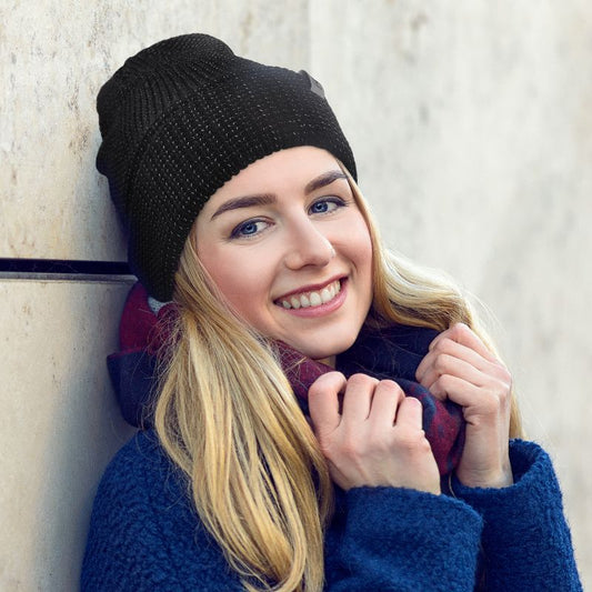 Terra Kid's Teen's Beanie Plain Knit Hat