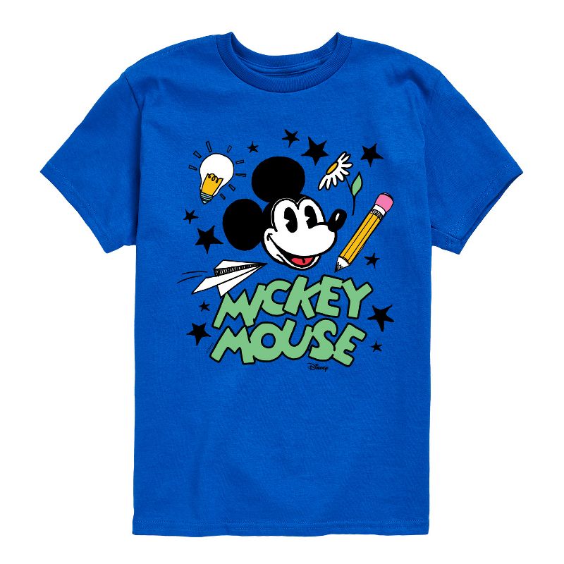 Boys' - Disney - Mickey Mouse Short Sleeve Graphic T-Shirt