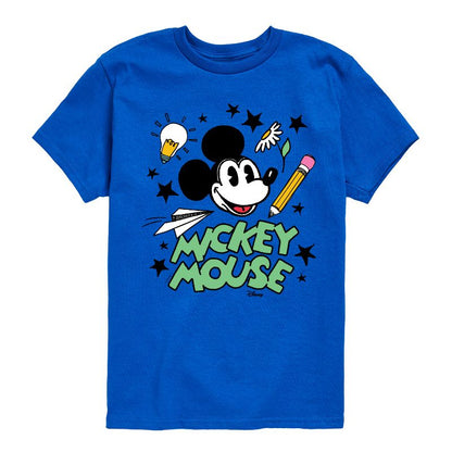 Boys' - Disney - Mickey Mouse Short Sleeve Graphic T-Shirt