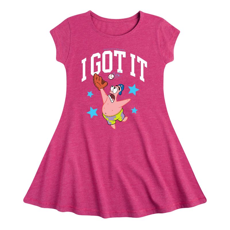 Girls' - SpongeBob SquarePants - I Got It Fit & Flair Cap Sleeve Dress
