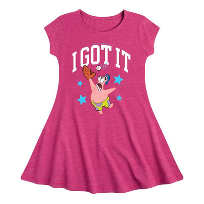 Girls' - SpongeBob SquarePants - I Got It Fit & Flair Cap Sleeve Dress