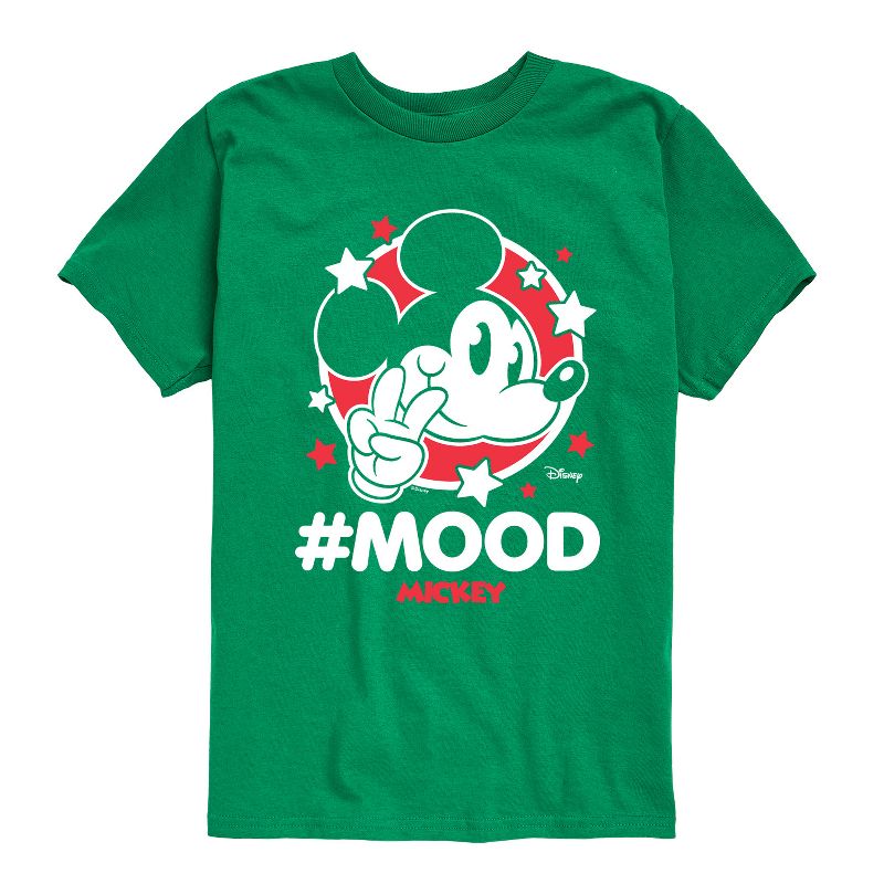 Boys' - Disney - Mickey Mouse Hashtag Mood Short Sleeve Graphic T-Shirt
