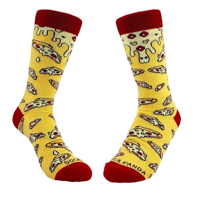 Cheesy Pizza Pattern Socks from the Sock Panda (Adult Large or Adult Small Sizes)