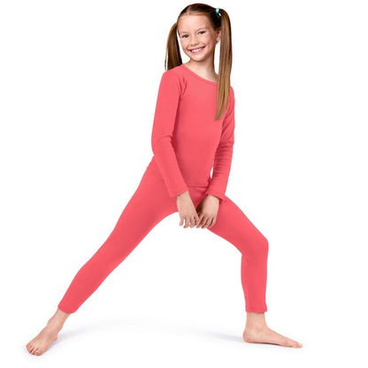 Rocky Thermal Underwear for Girls, Long Johns Fleece Lined Set, Shirt & Pants, Base Layer