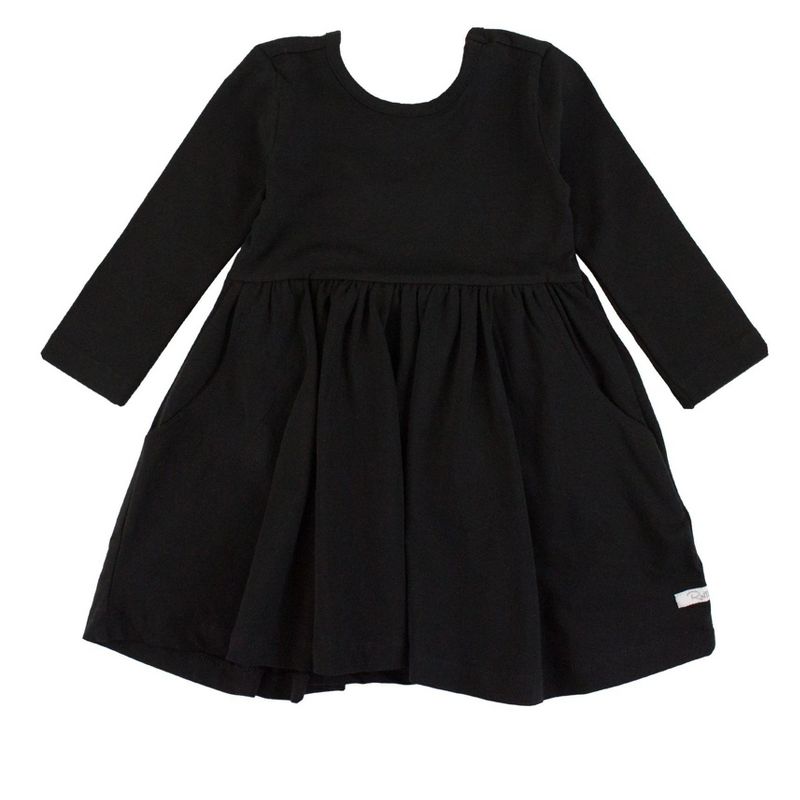 فستان RuffleButts للفتيات بأكمام طويلة