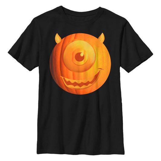 تي شيرت "مونسترز إنك" للأولاد بطبعة "مايك اليقطين"