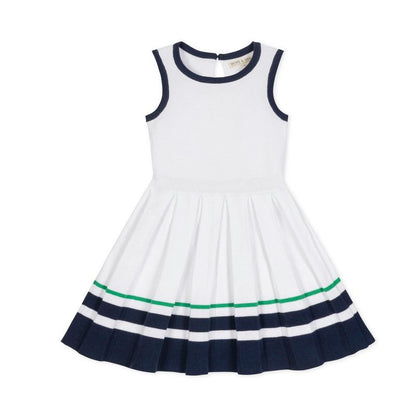 Hope & Henry Girls'  Sleeveless Tennis Sweater Dress, Kids