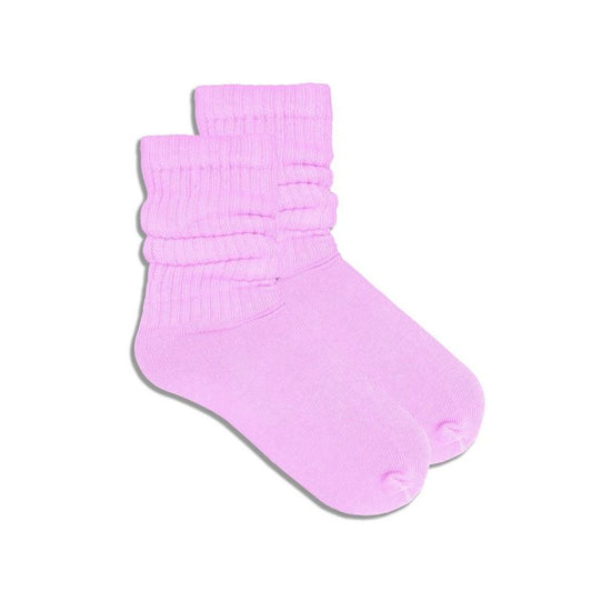 Pink Slouch Socks the Sock Panda (Adult Medium or Small Sizes) - Midweight