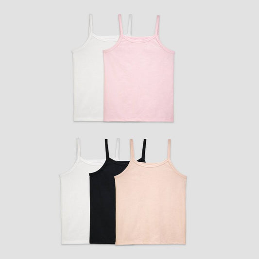 Fruit of the Loom Girls' 5pk Cami - Colors May Vary
