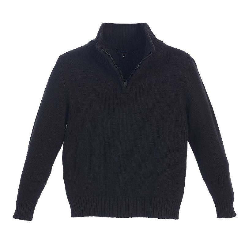 Gioberti Boy's Knitted Half Zip 100% Cotton Sweater