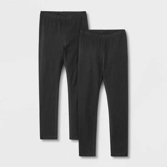 Girls' 2pk Adaptive Leggings - Cat & Jack™