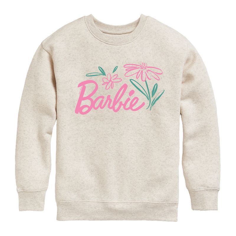 Boys' - Barbie - Easter Graphic Long Sleeve Fleece Sweatshirt