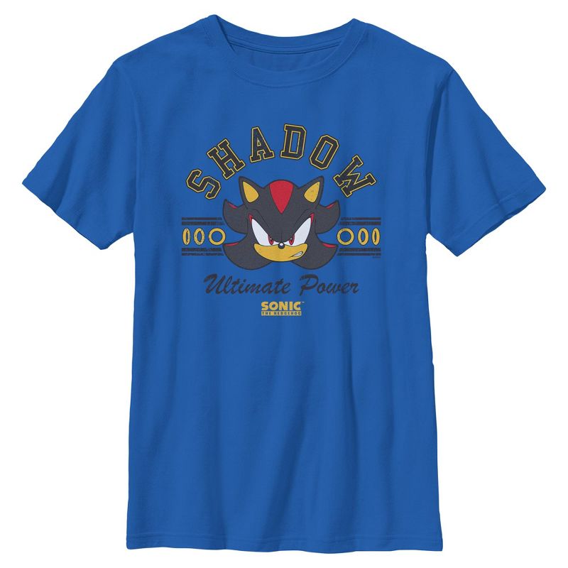 Boys Sonic the Hedgehog Shadow Ultimate Power T Shirt