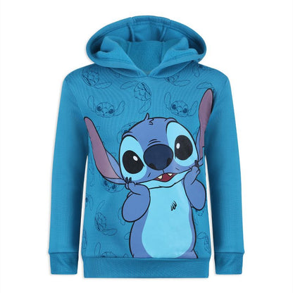 Disney Lilo and Stitch Unisex Pullover Hoodie for Toddlers and Big Kids - Size 10