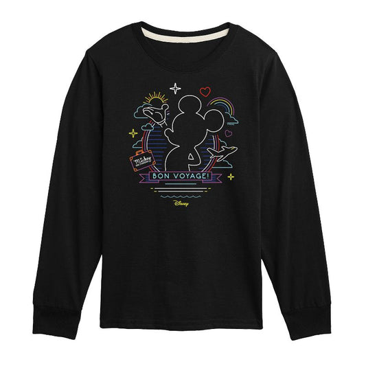 Boys' - Disney - Mickey Mouse Long Sleeve Graphic T-Shirt