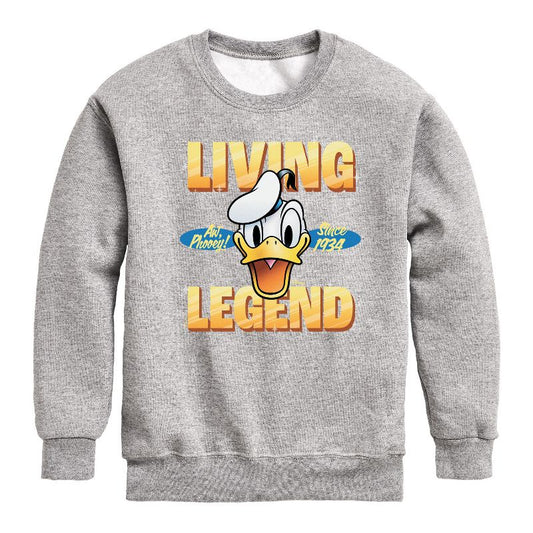 Boys' - Disney - Living Legend 1934 Graphic Long Sleeve Fleece Sweatshirt
