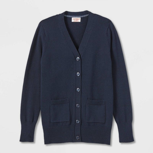 Girls' Long Uniform Cardigan - Cat & Jack™