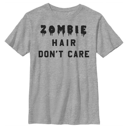 Boy's Lost Gods Halloween Zombie Hair Don't Care T-Shirt