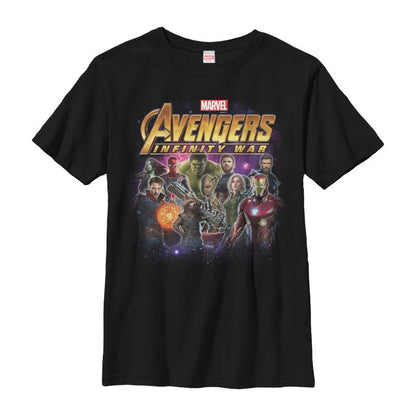 Boy's Marvel Avengers: Infinity War Character Shot T-Shirt
