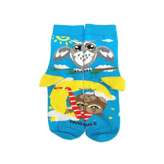 Day and Night Owls Socks - from the Sock Panda (Ages 3-7)