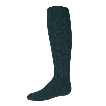 Memoi Girls Chunky Ribbed Knit Knee-High Socks
