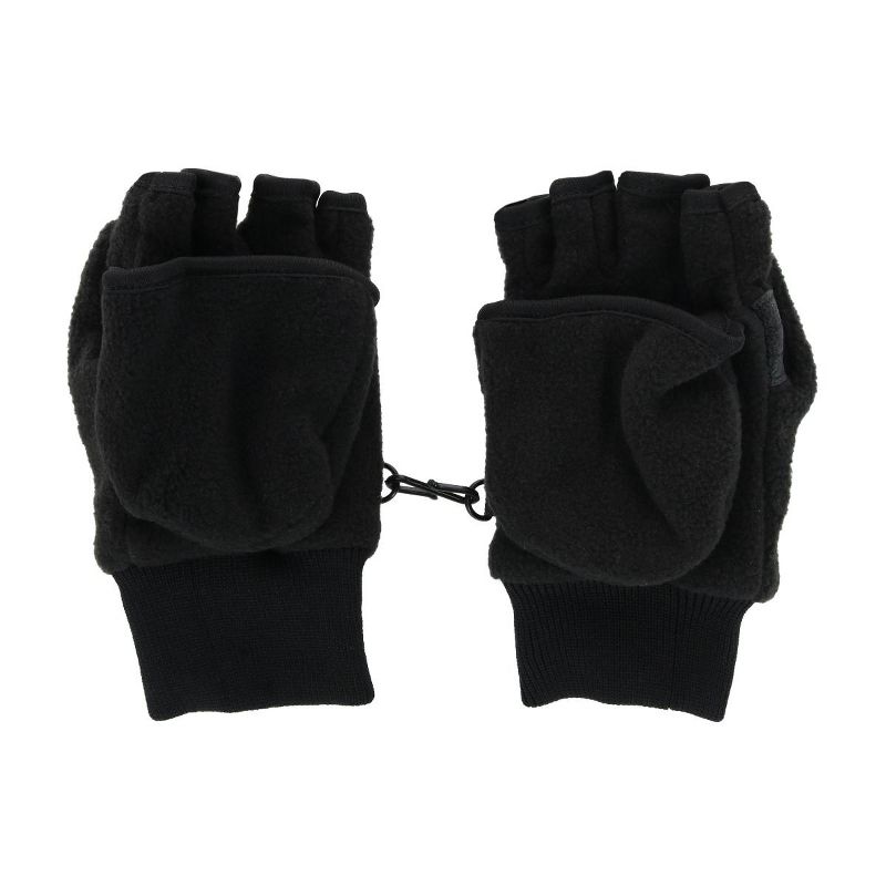 قفاز Iceberg Polar Wear للفتيات من الصوف الشتوي القابل للتحويل بدون أصابع إلى قفاز