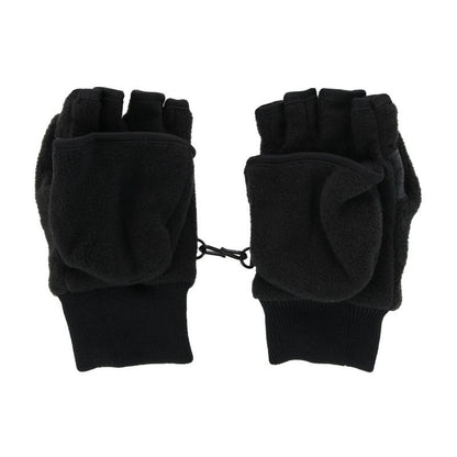 قفاز Iceberg Polar Wear للفتيات من الصوف الشتوي القابل للتحويل بدون أصابع إلى قفاز