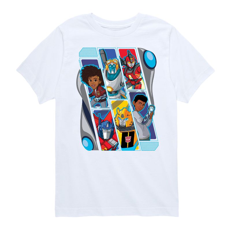 تي شيرت جرافيكي بأكمام قصيرة من ترانسفورمرز - شرارة الأرض للأولاد