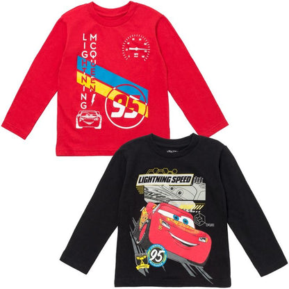 Disney Pixar 2 Pack Cosplay Raglan Long Sleeve T-Shirts