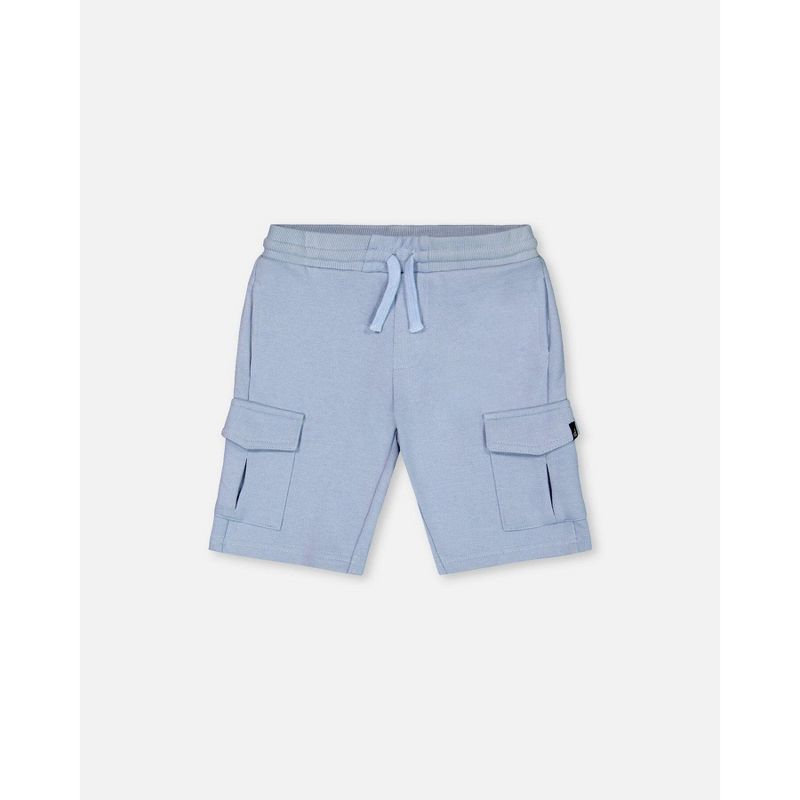 Deux par Deux Boy French Terry Short Pale Blue