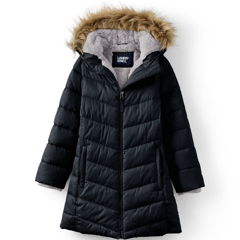 Lands' End Kids Fleece Lined Coat