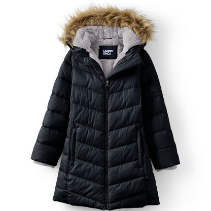 Lands' End Kids Fleece Lined Coat