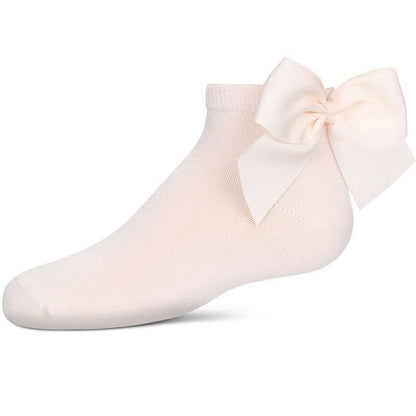 Memoi Girls' Bow Back Anklet Socks